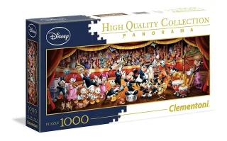 Clementoni Puzzle 39445 - Panorama: Disney Orchestra [1.000 Teile]
