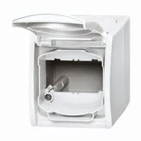 Gehäuse Aufputz für Kommunikations-Steckverbinder 1758 WN-54 weiß (matt), Retail