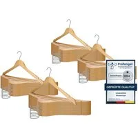 VonBueren Kleiderbügel VonBueren Kleiderbügel Holz, 44,5 x 22 cm je Bügel/Holzbügel, (40-tlg)