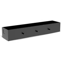 COZZE Outdoor-Küche Universalregal, 60 x 10 x 13 cm, Stahl, schwarz, für Cozze® Elements Outdoor-Küche, 900 Station & BBQ Station