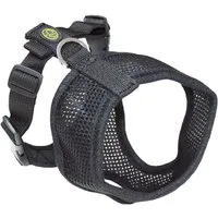 Schecker Geschirr Mesh Original Leichtgeschirr - Hundegeschirr - schwarz, Mesh