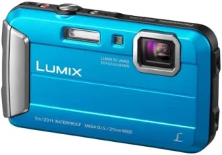 Panasonic Lumix DMC-FT25 [16.1MP 4-fach opt. Zoom wasserdicht 27"] blau