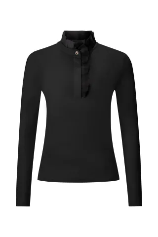 Rich & Royal - Mat Mix Longsleeve black - Gr. - XS