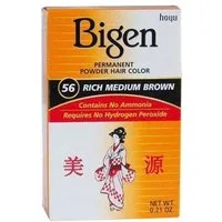 Bigen Haarpuder Bigen Permanent Powder Hair #56 Color Rich Medium Brown 6g