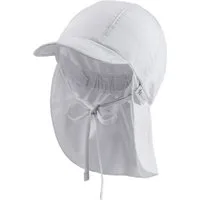 Sterntaler® Schirmmütze UV-Schutz 50+ Schirmmütze mit Nackenschutz uni (1-St) Kinderhut aus UV-Popeline mit Bindeband und UV-Schutz 50+