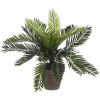 Kunstpflanze Mica Kunstpflanze Cycas Palme grün im Topf 33 x 34, Mica Decorations