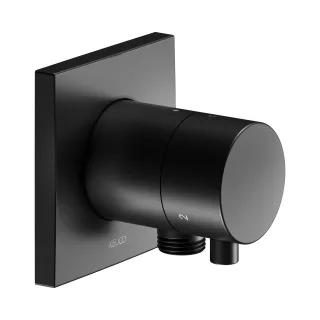 Keuco IXMO Black Selection Umstellventil m. Schlauchanschluss, eckig, m. Comfort Griff schwarz matt 59548371102
