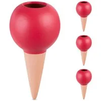 relaxdays Bewässerungssystem Tonkegel im 4er Set, (Set, 4-tlg., 4er Set)