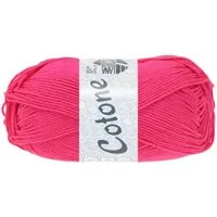 LANA GROSSA COTONE NEON Häkelwolle, 125 m (Baumwollgarn in sechs Neon-Farben), 50 g