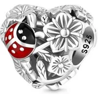 Gnoce Bead Gnoce Charm Marienkäfer&Blume HYC005