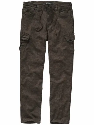 Mey & Edlich Herren Wintercheck-Cargo Beige 97 % Baumwolle, 3 % Elasthan