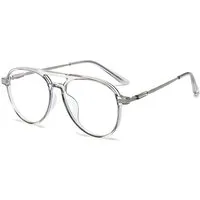 PACIEA Lesebrille Blaulichtfilter Doppelbalkenrahmen Oversized Elegant