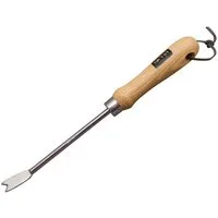 Siena Garden Unkrautstecher ClassicLine Unkrautstecher Edelstahl mit Holzgriff, Länge ca. 32 cm, Gerätekopf aus Edelstahl verzinkt