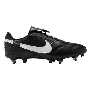 Nike - "Premier" Fußballschuhe für weichen Boden für Herren/Damen Unisex, Leder, Umgeklappte Zunge (Schwarz/Weiß)