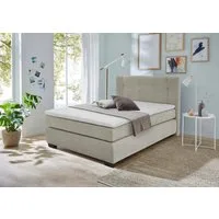 Jockenhöfer Gruppe Boxspringbett Family, inklusive 7-Zonen-TTFK-Matratzen und Kaltschaumtopper, erhältlich in den Breiten 120,140 & 180cm