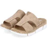 Rieker Rieker V2375-60 Damen Synthetik beige Pantolette