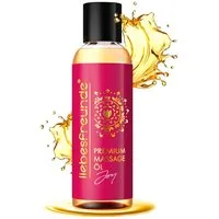 Liebesfreunde Massageöl Premium Massageöl Joy - Sinnliches Massage Öl zur Entspannung, Frei von Mineraöl
