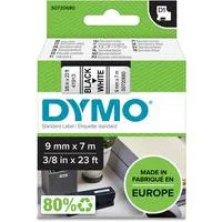D1 ORIGINAL Schriftband, schwarz auf weiß, 9mm x 7m S0720680