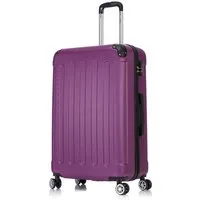 Flexot Hartschalen-Trolley F-2045 Kofferset, 360° Rollen, robuster Reisekoffer, Bordcase, 4 Rollen, Robuster und moderner Koffer mit vier 360° Rollen und Zahlenschloss