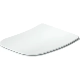 Duravit Univavo WC-Sitz Eckig 0024290000 Absenkautomatik, abnehmbar, Scharniere Edelstahl, Weiß