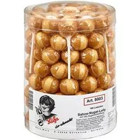 KUEFA Süßigkeit, Küfa Sahne Nugat Lolly Lutscher mit Nugatcremefüllung 100 Stück 1700g