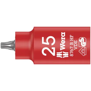 Wera 8767 B VDE HF TORX Zyklop Bitnuss, isoliert, mit 3/8"-Antrieb, mit Haltefunktion - 05004921001