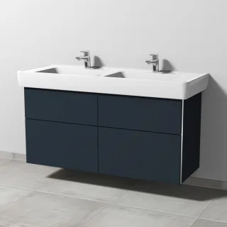 Sanipa 3way Waschtischunterbau zu Laufen Pro A Waschtisch mit 4 Auszügen, Marine-Matt BP7601R