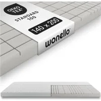 wonello, Topper CubeComfort, 8.5 cm hoch, Kaltschaum, TENCEL™ 7-Zonen Matratzentopper, druckentlastend, waschbar, bis 150kg