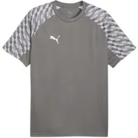 PUMA T-Shirt teamLIGA26 Jersey (100% rec. Polyester, atmungsaktiv) grau Herren