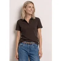 STREET ONE Poloshirt aus Baumwolle mit Stretchante