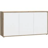 FORTE Sideboard Kommode groß Breite ca 152 cm (B/H/T 152,3/78,5/42 cm), grifflose Front, viel Stauraum
