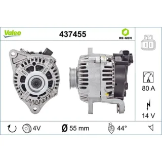 Valeo Lichtmaschine Nissan Micra K12