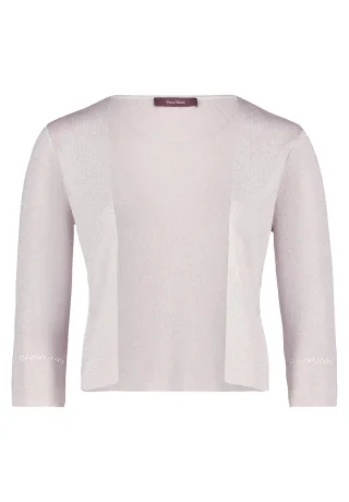 Vera Mont - Strickbolero Silver/Nature - Gr. - XXXL