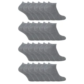 24er Multipack Baumwoll-Sneakersocken für Herren und Damen