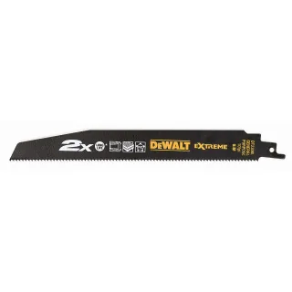 DEWALT EXTREME Bi-Metall Säbelsägeblatt für Multi-Material 5 Stück - DT2308L-QZ