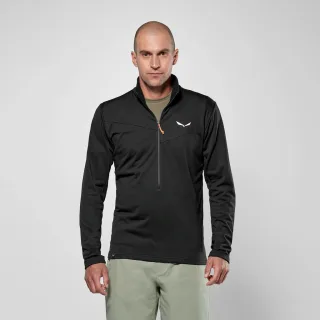 SALEWA - Puez Cammino Polarlite Half Zip Jacke Herren - Schwarz (Gr.52)