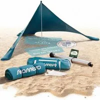 Momevo Strandmuschel Sunsail Tipi Strandzelt & Strandmuschel für 2 Personen, ultraleicht, Personen: 2