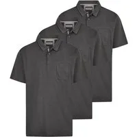 Redmond Poloshirt 3er Pack Basic (Spar-Set, 3-tlg) Poloshirt - Baumwolle - Atmungsaktiv