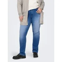 ONLY CARMAKOMA High-waist-Jeans CARWILLY HW STRAIGHT DNM REA12187 NOOS