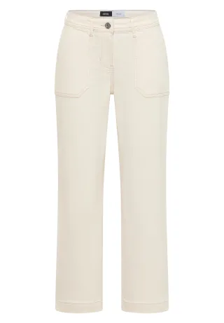CECIL - Patch Pocket Jeans pearl beige - Gr. - 30