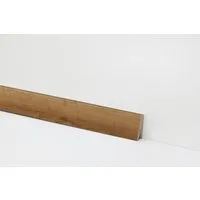 Check Sockelleiste Equipped– passend zu Check – Vinyl, Klickboden & andere Bodenbeläge, 1 Stück – 2400 x 58 x 18 mm, Clip- oder Klebemontage