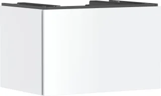 Hansgrohe Waschtischunterschrank Xilesa E 780x550mm 1 SK f.Ko.AWT/AWT ge mattweiss, 54265700 54265700