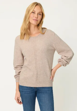 Olsen - Pullover Long Sleeves light toffee mel. - Gr. - 42