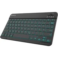 Fintie Farbige Beleuchtete Tastatur(Deutsches Layout QWERTZ) 10‘’ Bluetooth Tablet-Tastatur (für Samsung Galaxy Tab A8/S6 Lite/S8 11, Xiaomi Pad 5, Lenovo P11/M10)