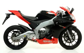 Sport Auspuff Arrow Thunder Edelstahl / Aluminium Aprilia RS4 125 Bj. 2011-2016 Typ: TW00 +ABE