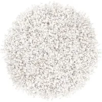 Heckett and Lane Badematte Onda Badematte 60 rond White Badematte 60-Rond White Uni, Baumwollmischung, Badematte Badteppich