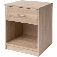 HTI-Line Nachtkommode Nachtschrank Nina mit Schublade (Stück, 1 St., 1 Nachtschrank), Nachttisch Nachtkommode Nachtkonsole