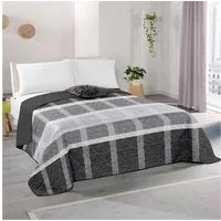 Bestlivings Tagesdecke Home & Living, Tagesdecke 220x240cm (Anthrazit) gesteppte Decke - Steppdecke