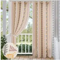 Jibenhome Outdoorgardine Outdoor Vorhang Wetterfest mit Ösen,GardinenBoho Style (2 St), Winddicht