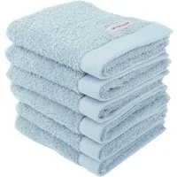 TOM TAILOR HOME Gästehandtuch COLOR BATH, Frottier (6-St), 100% Baumwolle, 30x50 cm, uni, große Farbauswahl